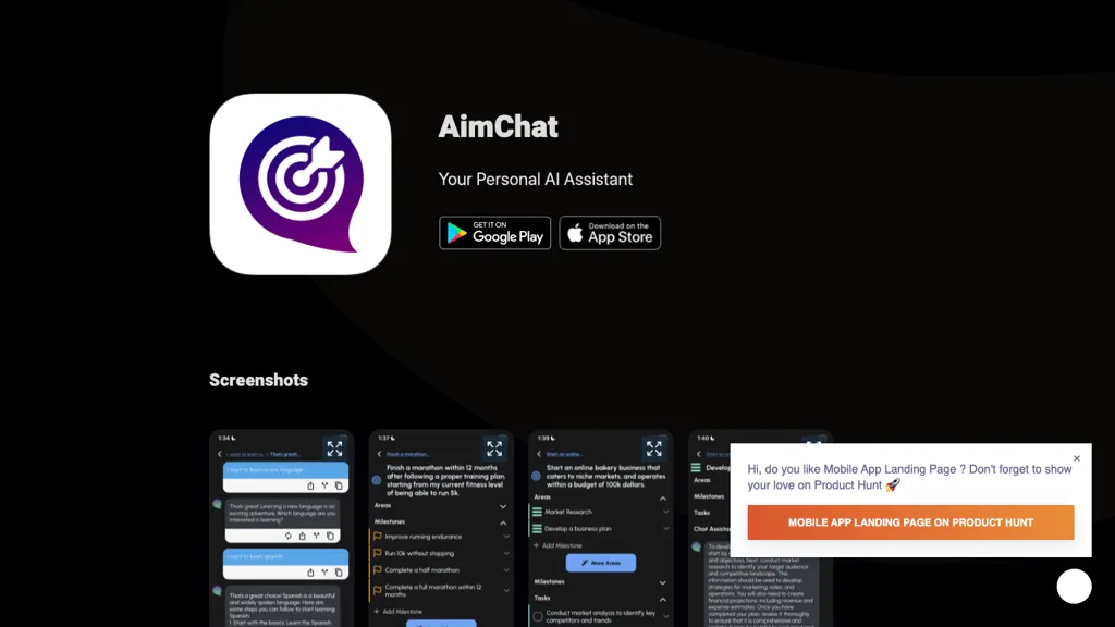 AimChat website