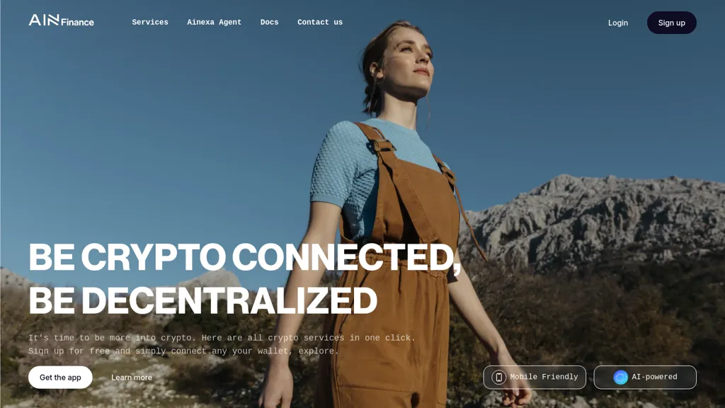 Ain Finance website