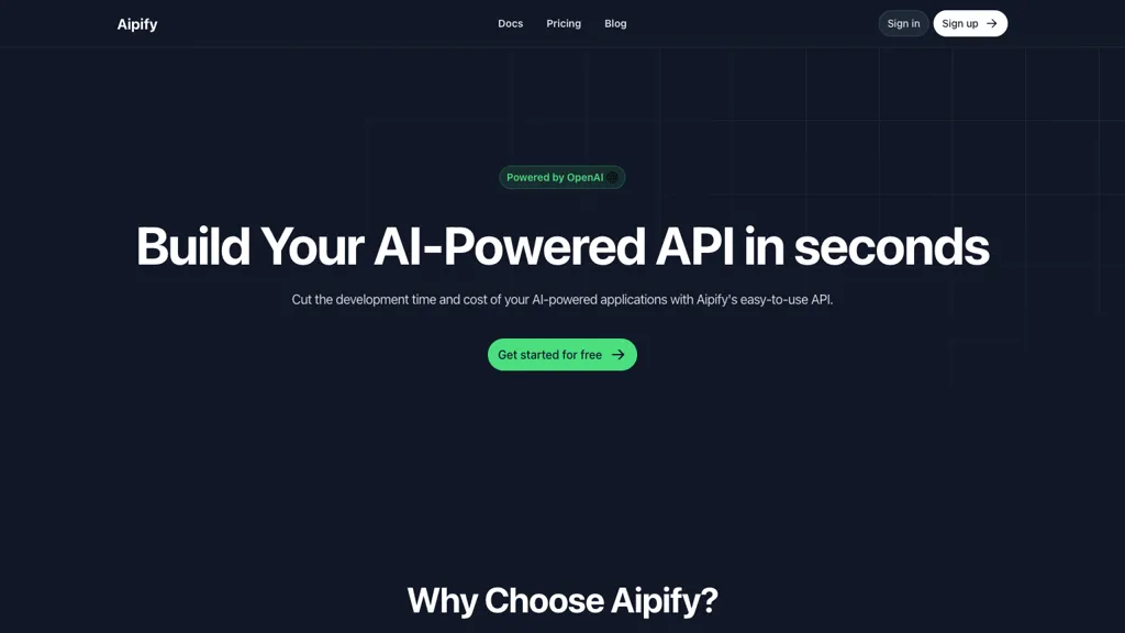 Aipify website