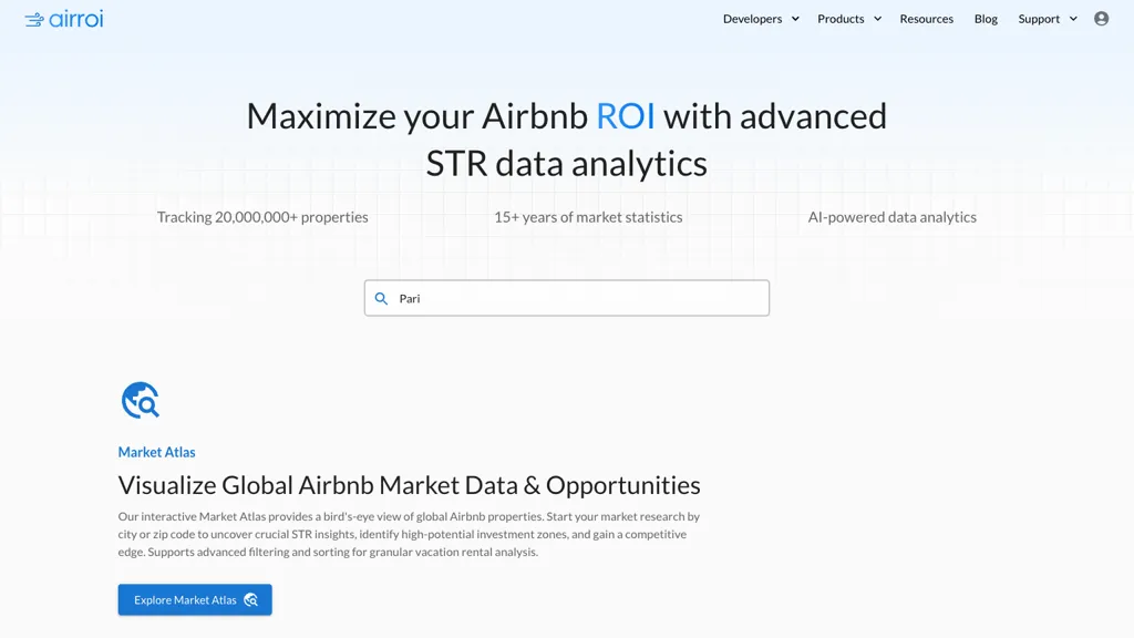 AirROI AI tool screenshot