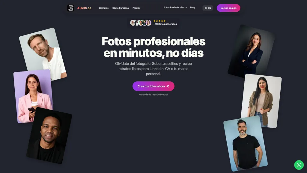 aiselfi.es AI tool screenshot