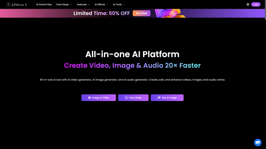 AIShowX AI tool screenshot