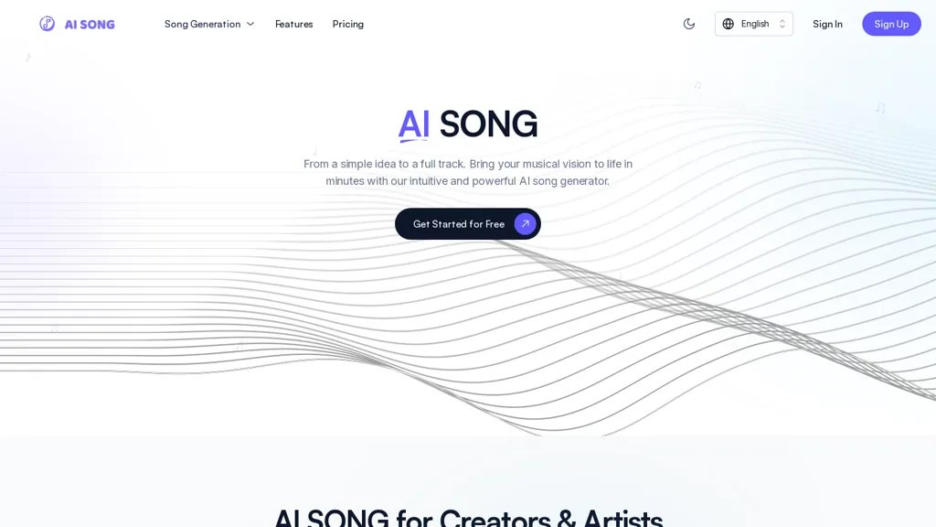 AISong.tech AI tool screenshot