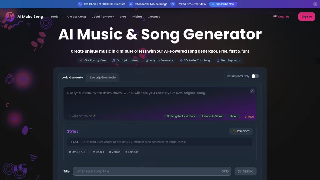 Al Make Song image