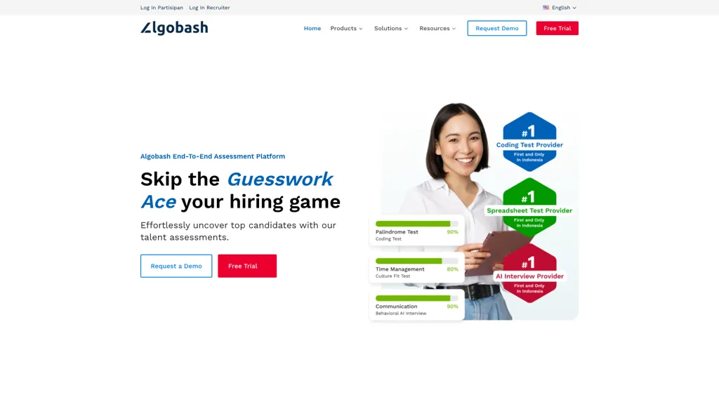 Algobash.com AI tool screenshot