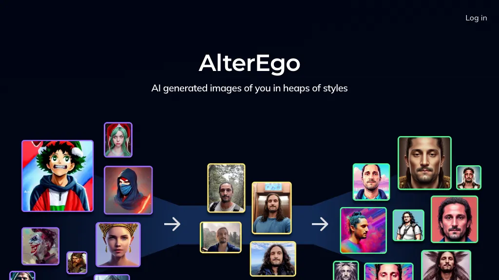 Alter Ego AI website