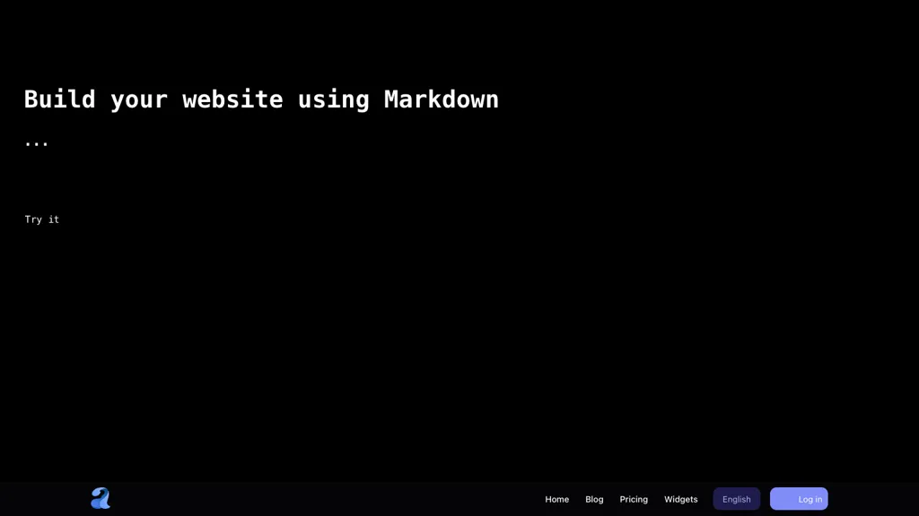 Amarkdown website