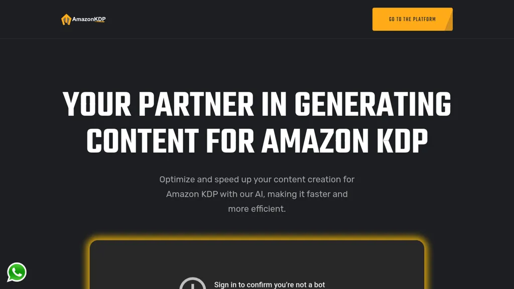 Amazon KDP Boost website