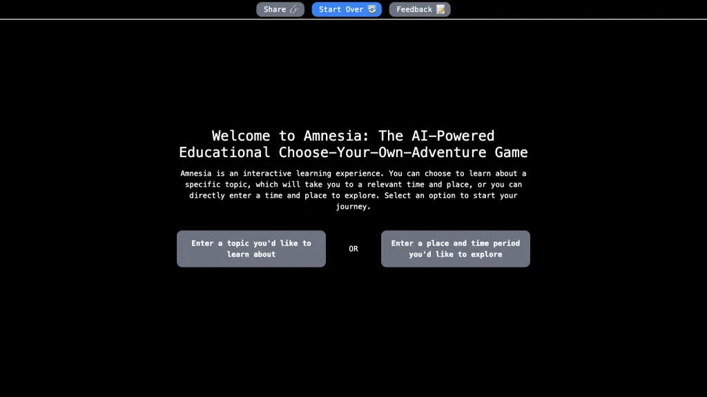 Amnesia website