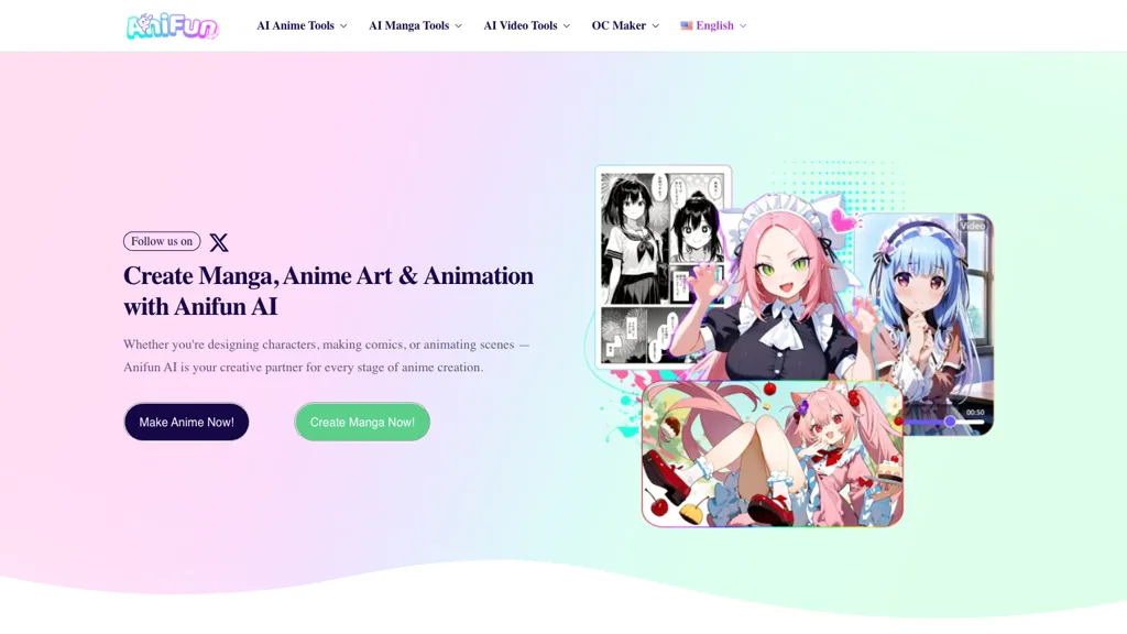 Anifun AI AI tool screenshot