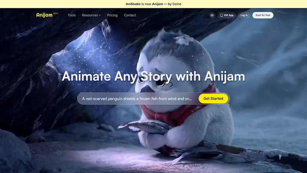 Anijam.ai AI tool screenshot