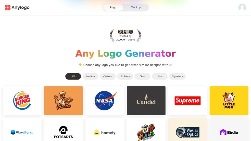 anylogo.ai AI tool screenshot