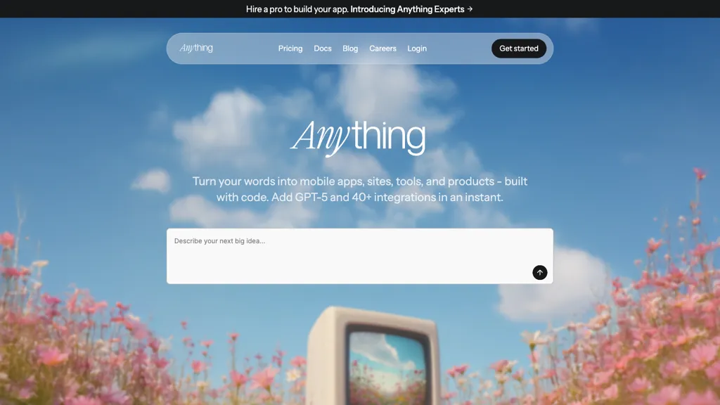 Anything AI tool screenshot