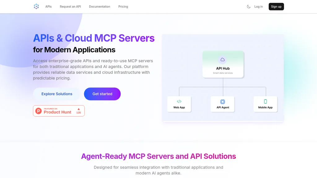 API Hub AI tool screenshot