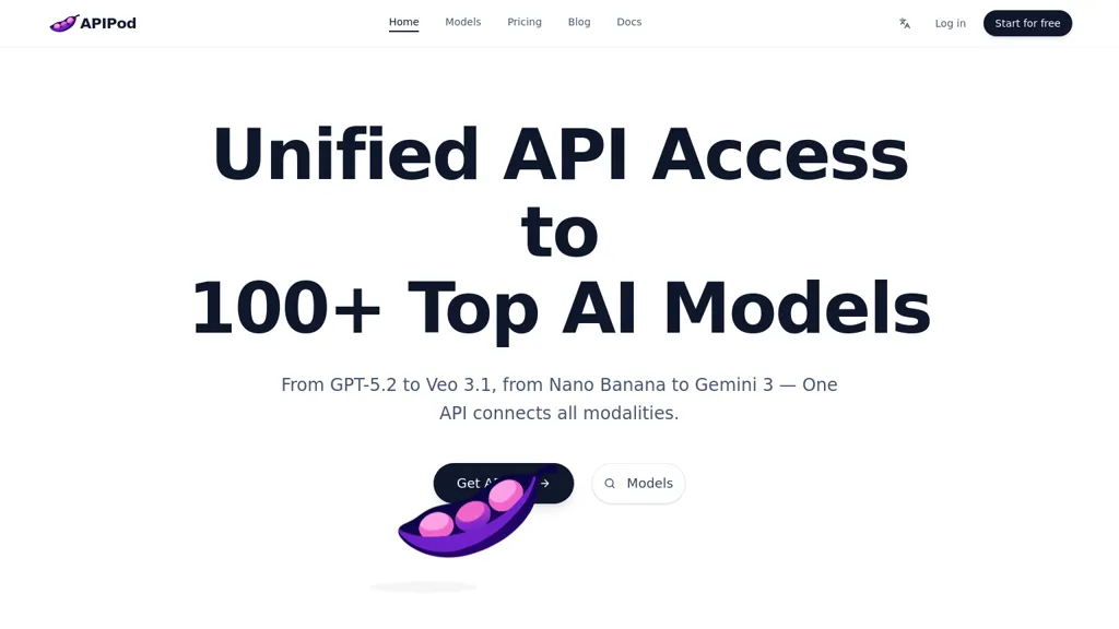 APIPod AI tool screenshot