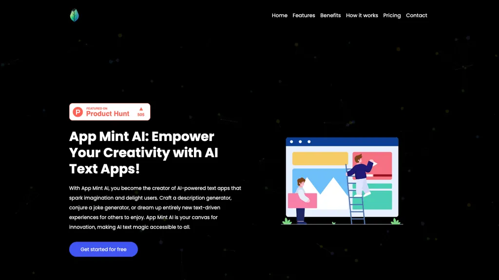 App Mint AI website