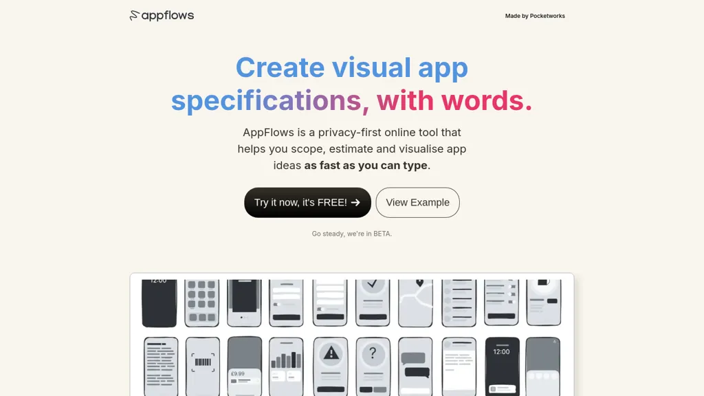 Appflows website
