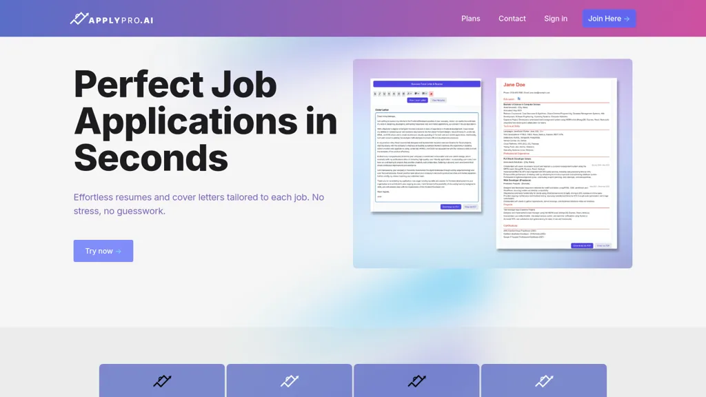 Apply Pro AI tool screenshot