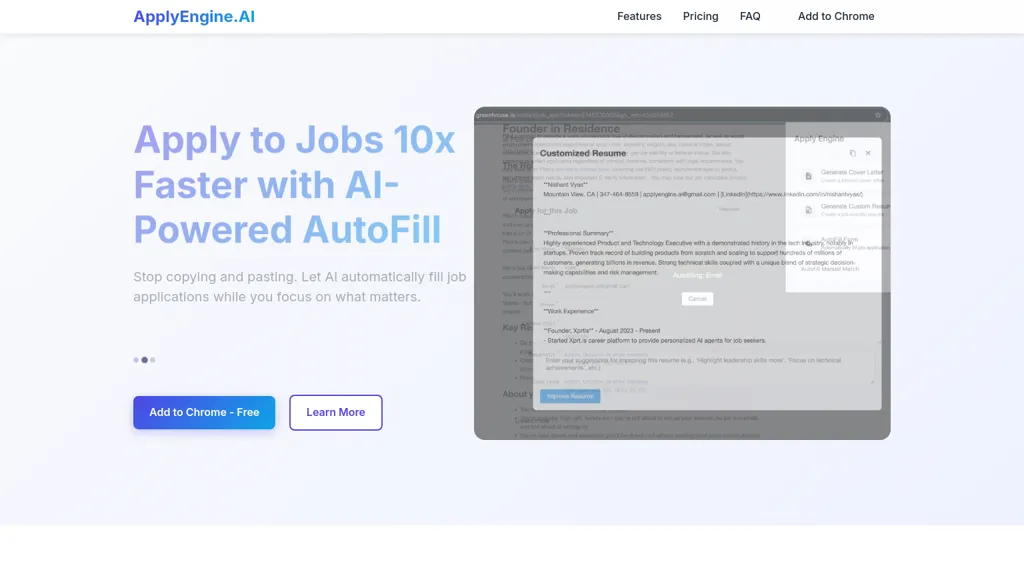 ApplyEngine.AI website