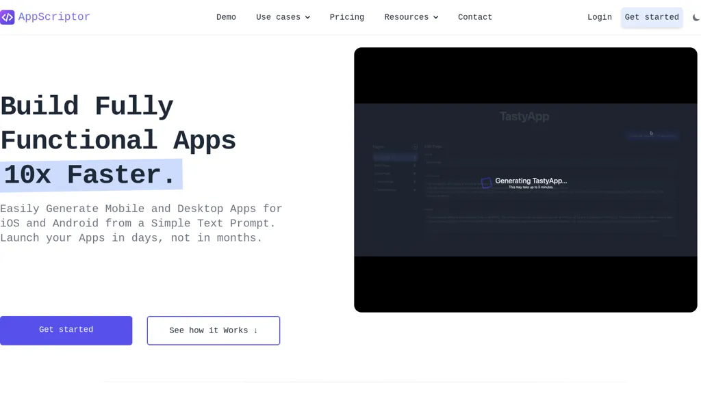 App Script Editor AppScriptor - AI No-Code Tool