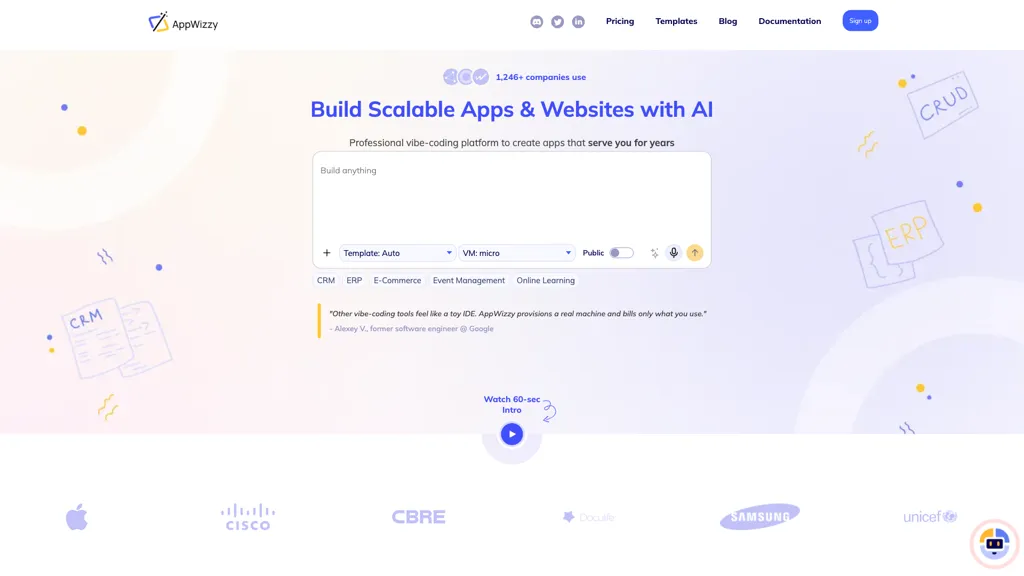 AppWizzy AI tool screenshot