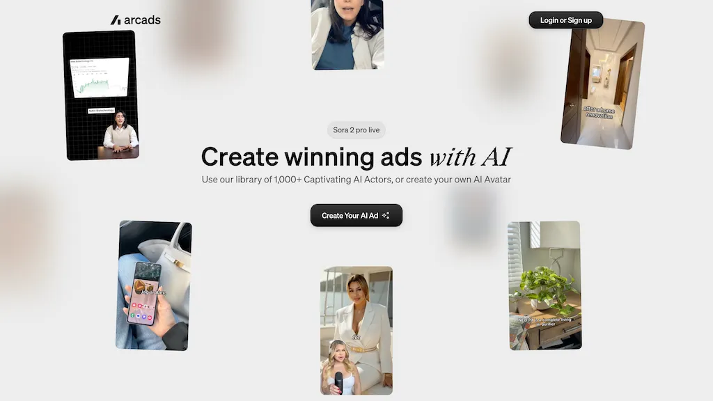arcads.ai AI tool screenshot