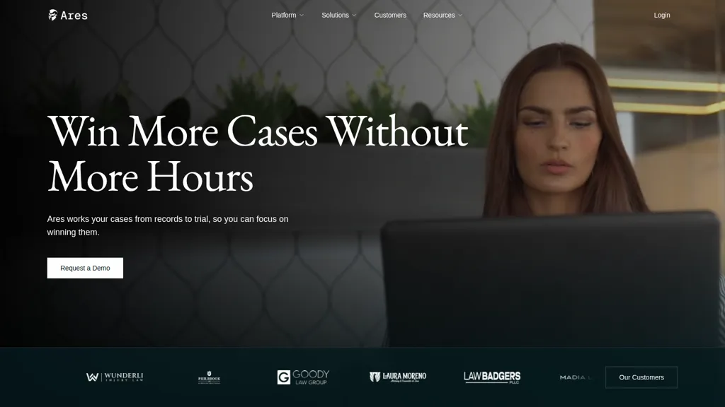 Ares Legal AI AI tool screenshot