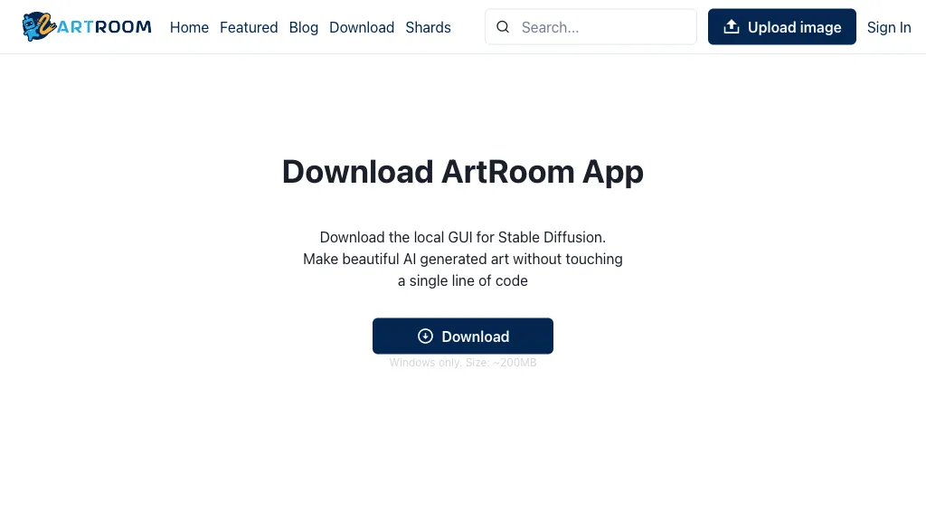 ArtroomAI website