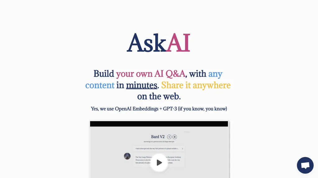 AskAI website