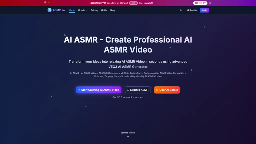 ASMR.so AI tool screenshot