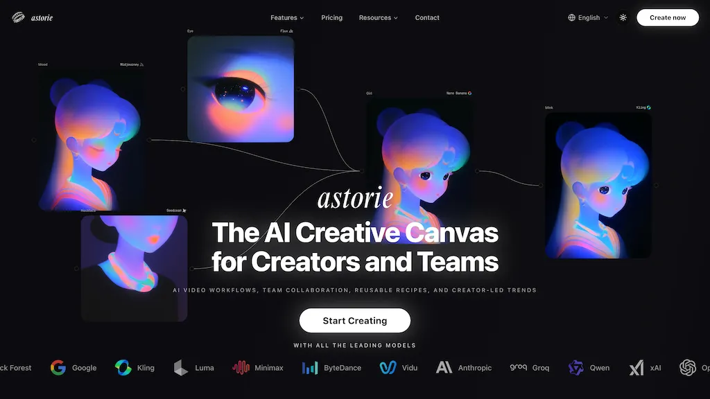 Astorie AI screenshot