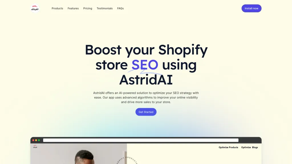 AstridAI website