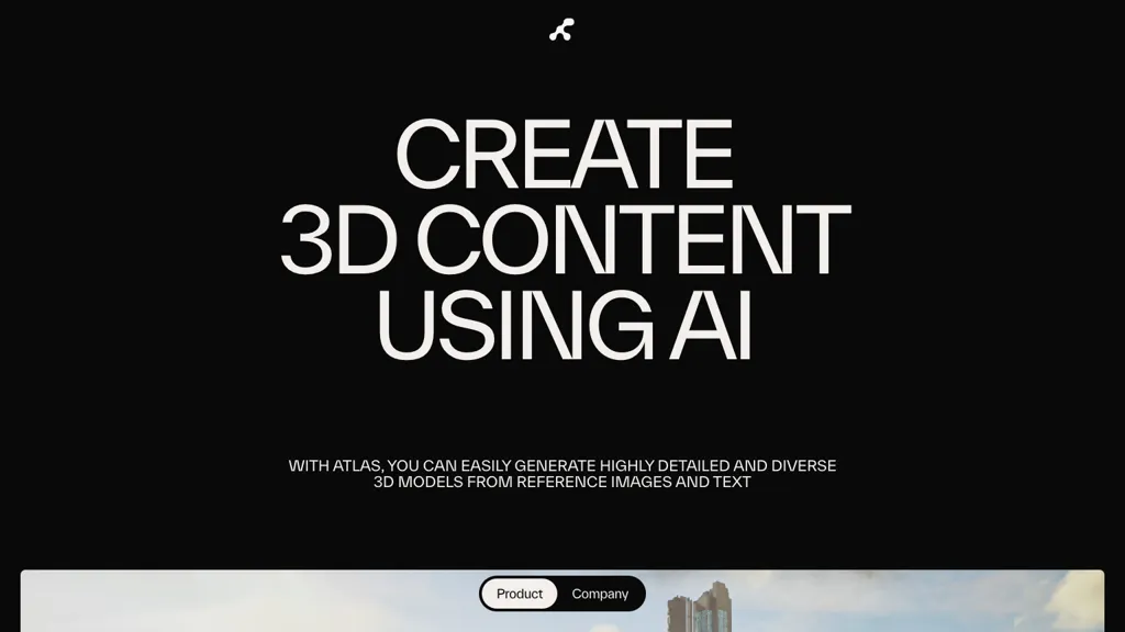 Atlas 3D AI website