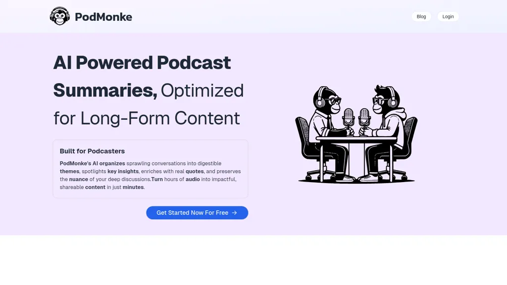 Audio Summarizer website