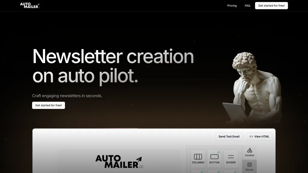 Auto Mailer AI tool screenshot
