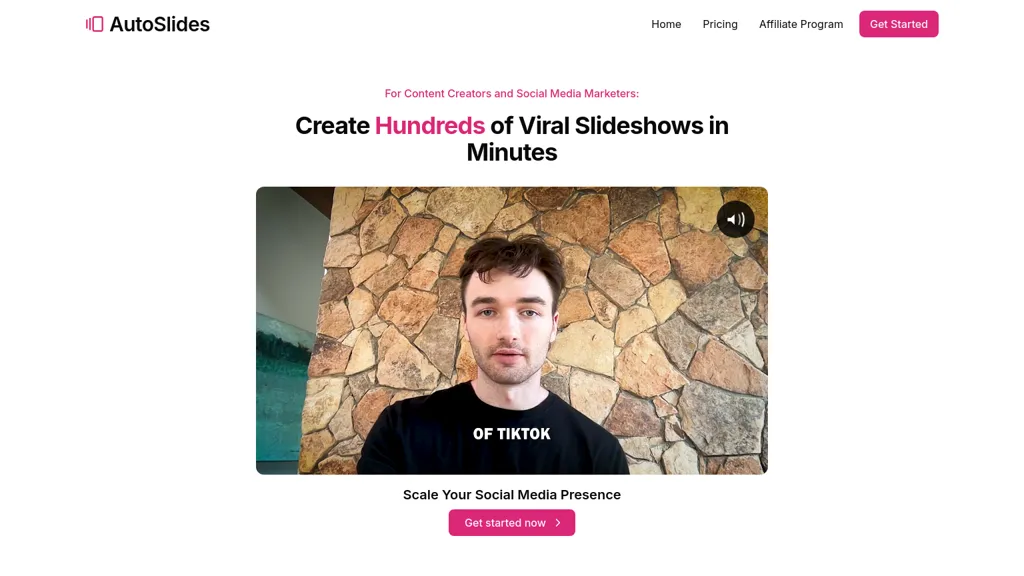 AutoSlides website