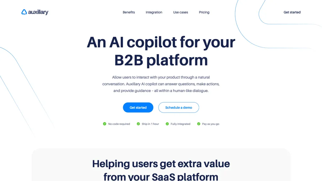 Auxillary AI website