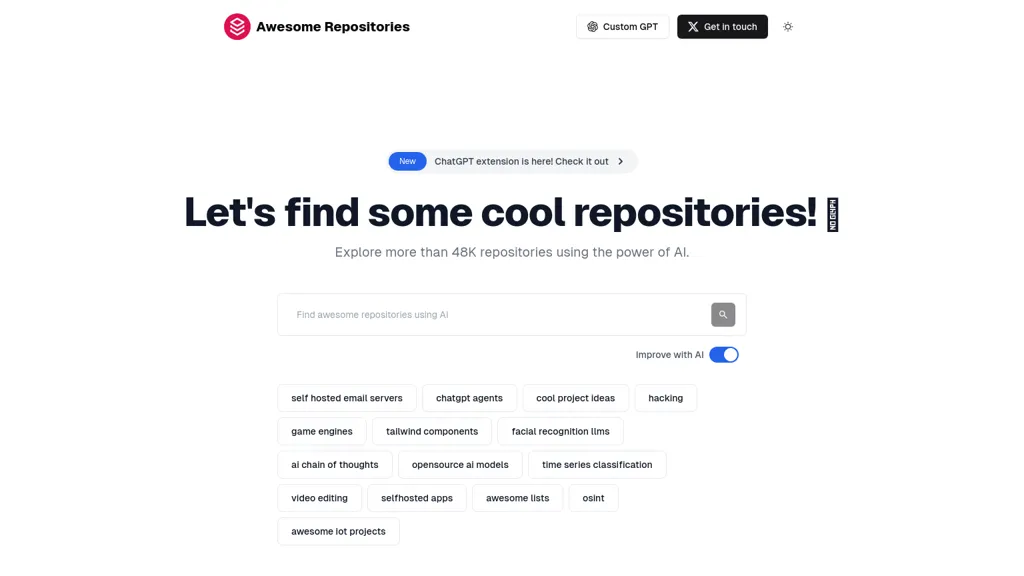 Awesome Repositories website