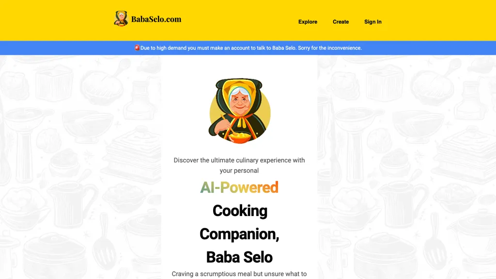 Baba Selo website