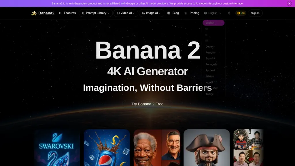Banana2.io alternatives and competitors