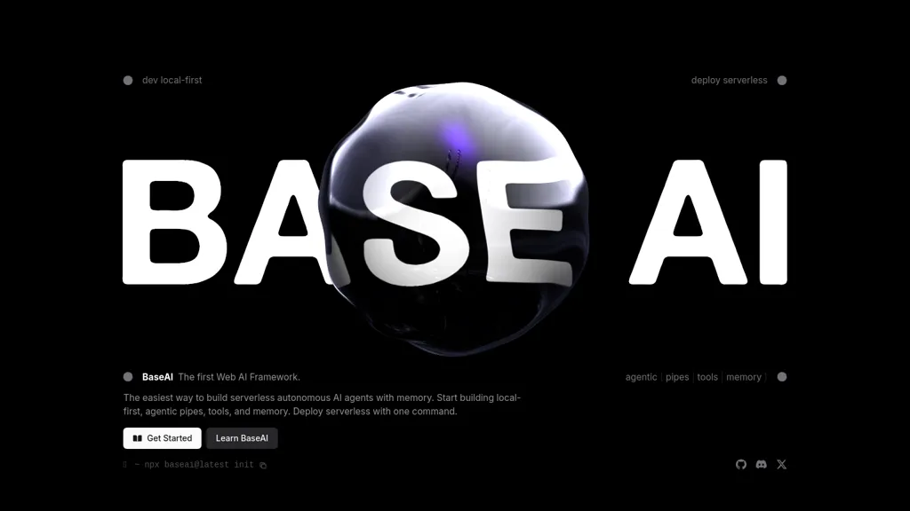 BaseAI website