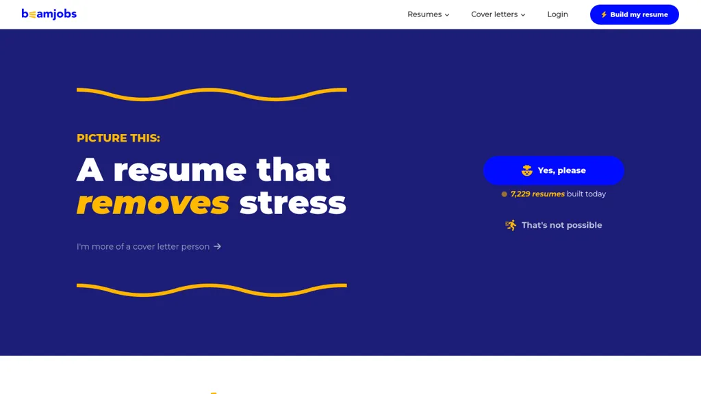 BeamJobs website