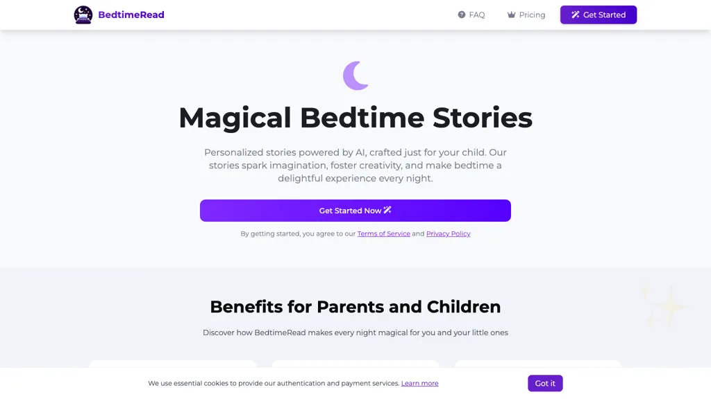 BedtimeRead website