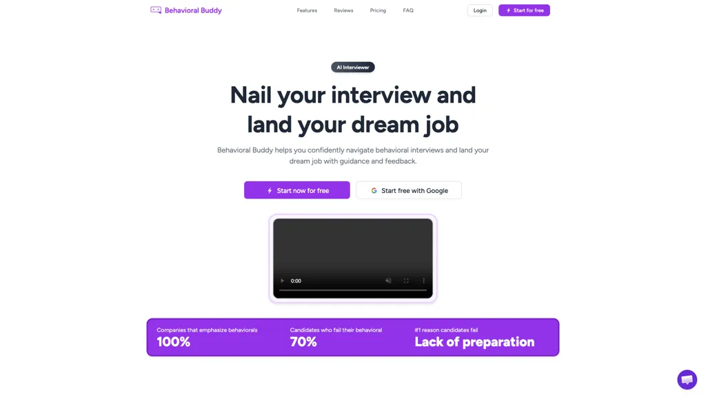 Behavioral Buddy AI tool screenshot