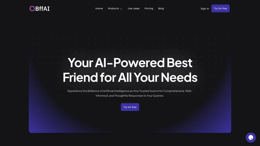 BFF AI website