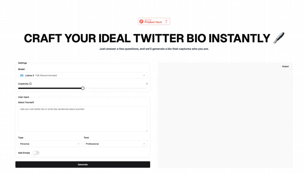 BioIt AI tool screenshot