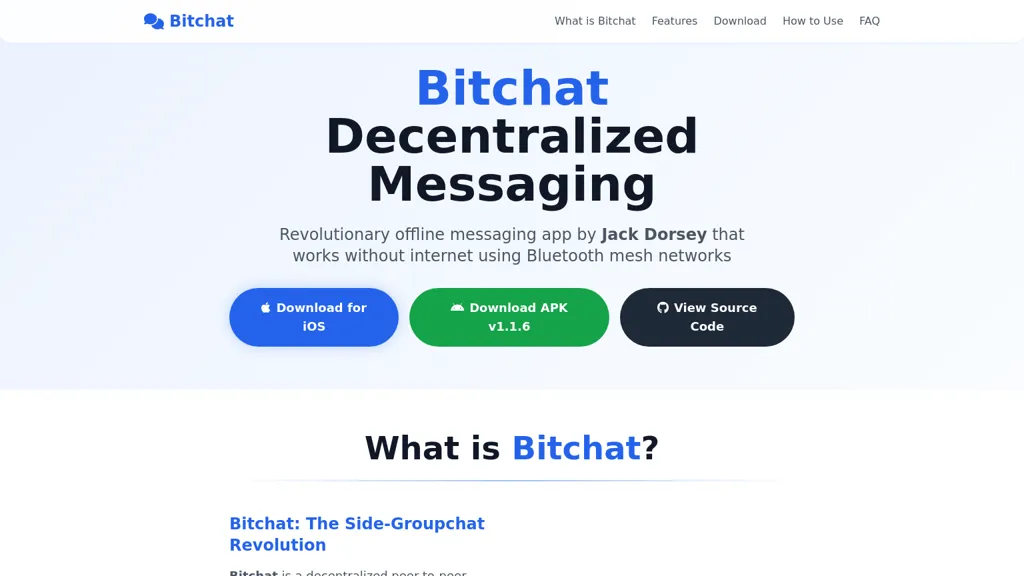 bitchat.app AI tool screenshot
