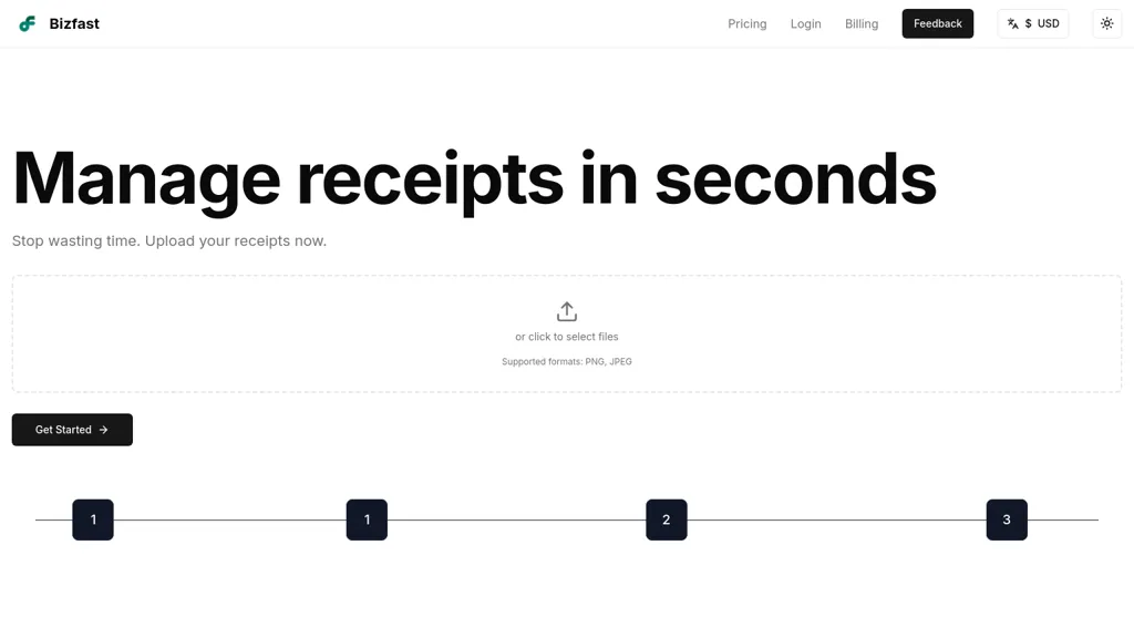 Bizfast.io website