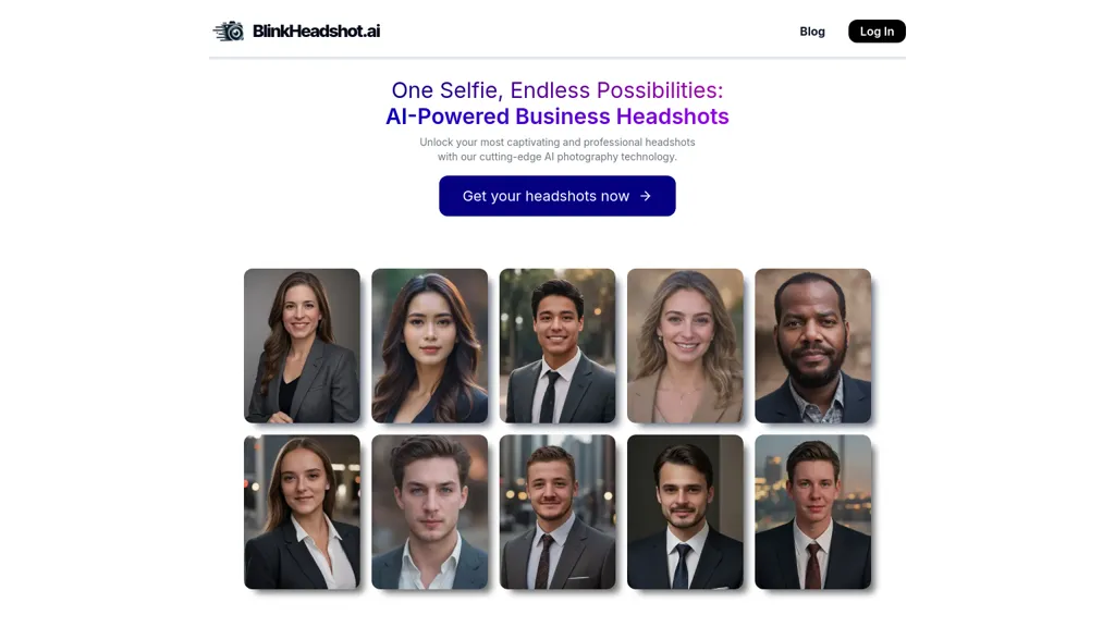 BlinkHeadshot.ai website