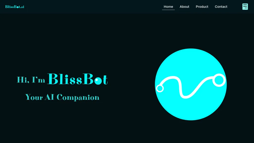 BlissBot website